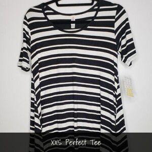 LuLaRoe Perfect T XXS Stripes NEW